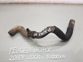 Peugeot 307 CC Tuyau de liquide de refroidissement moteur 