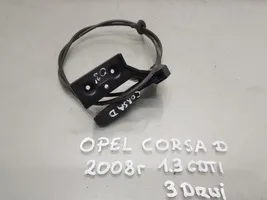 Opel Corsa D Cavo di rilascio vano motore/cofano 13186909