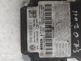 Volkswagen Polo IV 9N3 Centralina/modulo airbag 6R0959655C