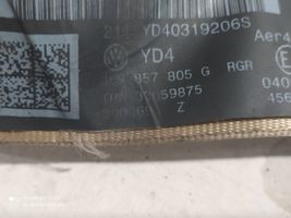Volkswagen PASSAT B6 Cintura di sicurezza posteriore 3G9857805G