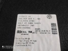 Volkswagen Golf V Tavaratilan kaukalon tekstiilikansi 1K6863463F