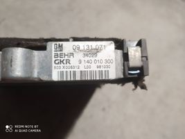 Opel Astra G Radiateur électrique de chauffage auxiliaire 09131071