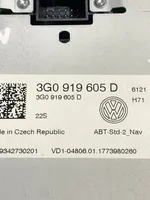 Volkswagen Touran III Radio/CD/DVD/GPS-pääyksikkö 3G0919605D