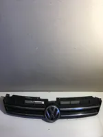 Volkswagen Touareg II Front bumper upper radiator grill 7P6853651A