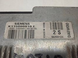 Daewoo Matiz Calculateur moteur ECU 96259124 K115000010E