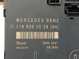 Mercedes-Benz CLS C219 Altre centraline/moduli 2198200026
