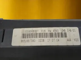 Citroen Xsara Picasso Compteur de vitesse tableau de bord 965166880