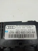 Audi A4 S4 B6 8E 8H Centralina del climatizzatore 8E0820043AA