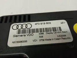 Audi A6 S6 C6 4F Monitori/näyttö/pieni näyttö 4F0919603