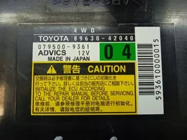 Toyota RAV 4 (XA30) Inne komputery / moduły / sterowniki 89630-42040