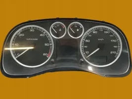 Peugeot 307 Compteur de vitesse tableau de bord 9636708880