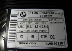 BMW 5 E60 E61 Korin keskiosan ohjainlaite 61356947920