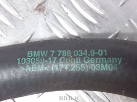 BMW 5 E60 E61 Huohotin/huohotinputki/letku 7786034