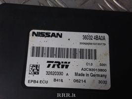 Nissan Qashqai Modulo di controllo del freno a mano 360324BA0A