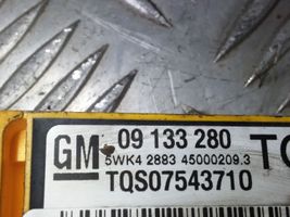 Opel Astra G Датчик удара надувных подушек 09133280