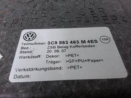 Volkswagen PASSAT B7 Doublure de coffre arrière, tapis de sol 3C9863463M