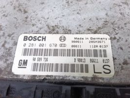 Opel Astra G Kit calculateur ECU et verrouillage 90589736