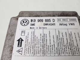 Volkswagen Golf V Oro pagalvių valdymo blokas 1K0909605D