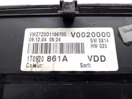 Volkswagen Touran I Tachimetro (quadro strumenti) 1T0920861A