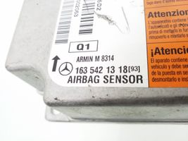 Mercedes-Benz ML W163 Gaisa spilvenu vadības bloks 1635421318