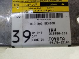 Toyota Yaris Oro pagalvių valdymo blokas 891700D160