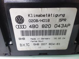 Audi A6 S6 C5 4B Centralina del climatizzatore 4B0820043AP