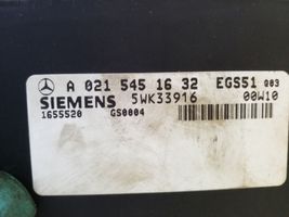 Mercedes-Benz C W202 Vaihdelaatikon ohjainlaite/moduuli A0215451632