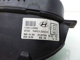 Hyundai Elantra Compteur de vitesse tableau de bord 940132D210