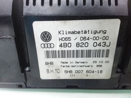 Audi A6 S6 C5 4B Oro kondicionieriaus/ klimato/ pečiuko valdymo blokas (salone) 4B0820043J