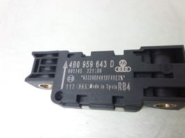 Audi A3 S3 A3 Sportback 8P Gaisa spilvenu trieciensensors 4B0959643D