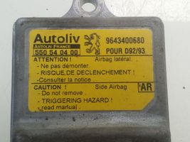 Peugeot 406 Sensore d’urto/d'impatto apertura airbag 9643400680