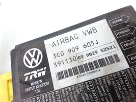 Volkswagen PASSAT B6 Turvatyynyn ohjainlaite/moduuli 3C0909605J