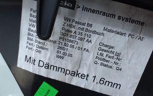 Volkswagen PASSAT B6 Kit de boîte à gants 3C1857101