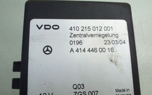 Mercedes-Benz Vaneo W414 Sterownik / Moduł centralnego zamka A4144460016