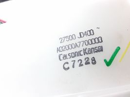 Nissan Qashqai Oro kondicionieriaus/ klimato/ pečiuko valdymo blokas (salone) 27500JD400