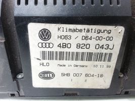 Audi A6 S6 C5 4B Unité de contrôle climatique 4B0820043J