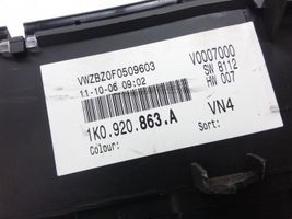 Volkswagen Golf V Tachimetro (quadro strumenti) 1K0920863A