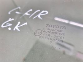 Toyota C-HR Vetro del finestrino della portiera posteriore AS3