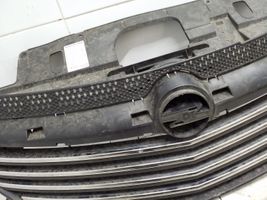 Opel Vivaro Front bumper upper radiator grill 93450928