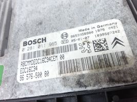 Citroen C3 Sterownik / Moduł ECU 9657650080