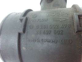 Opel Astra G Mass air flow meter 24437502