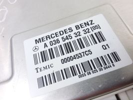 Mercedes-Benz E W211 Centralina/modulo sospensioni A0365453232