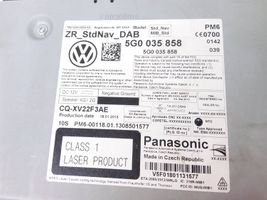Volkswagen Golf VII Radio/CD/DVD/GPS-pääyksikkö 5G0035858