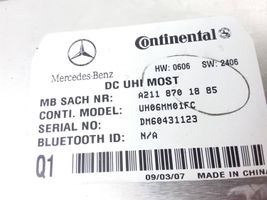 Mercedes-Benz R W251 Bluetoothin ohjainlaite/moduuli A2118701885