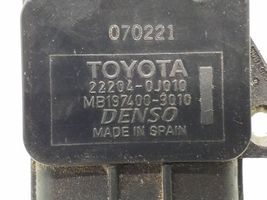 Toyota Yaris Luftmassenmesser Luftmengenmesser 222040J010