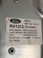 Ford Focus C-MAX Mechanizm podnoszenia szyby tylnej bez silnika 3M51R24994GM