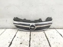 Opel Zafira B Grille calandre supérieure de pare-chocs avant 13136136