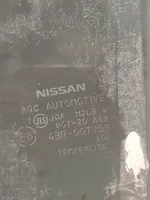 Nissan X-Trail T31 Vetro del finestrino della portiera posteriore As3