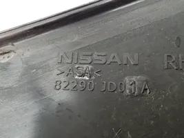 Nissan Qashqai Moulures des vitres de la porte arrière 82290JD01A