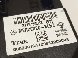 Mercedes-Benz E W211 Moduł / Sterownik komfortu 2115456532